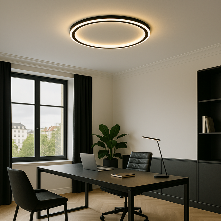 Runde Deckenleuchte | Skandinavisch Modern Stilvoll Vielseitig LED-Luzern Mode