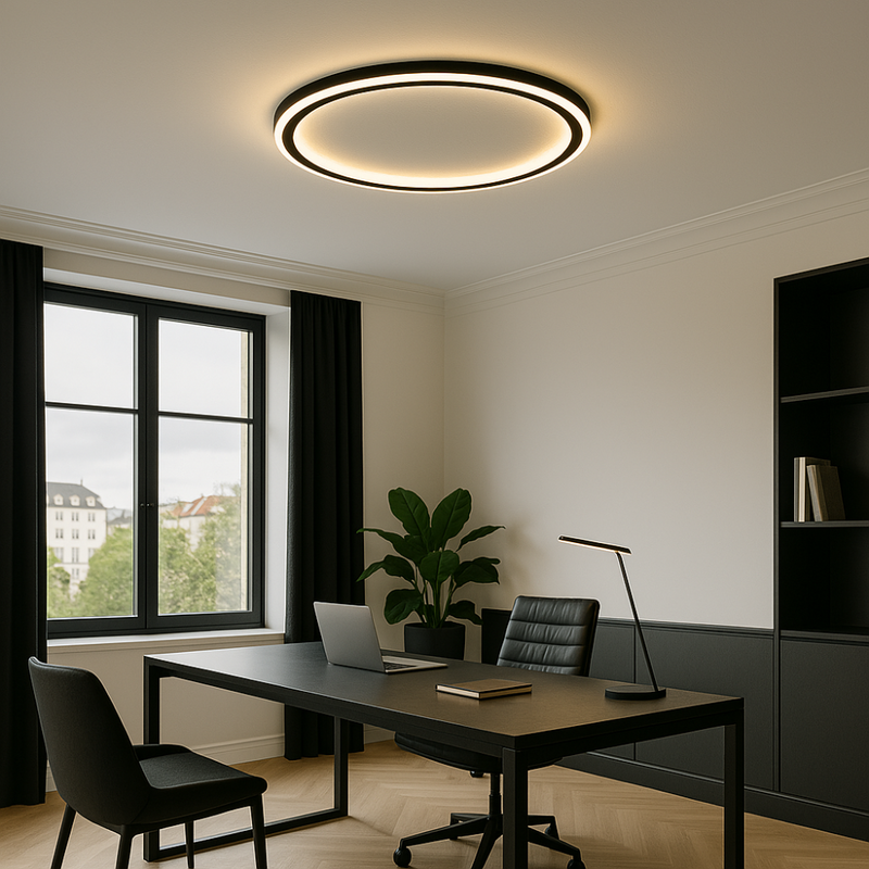 Runde Deckenleuchte | Skandinavisch Modern Stilvoll Vielseitig LED-Luzern Mode