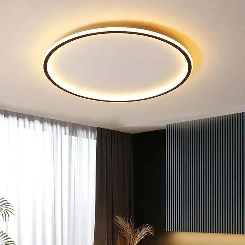 Runde Deckenleuchte | Skandinavisch Modern Stilvoll Vielseitig LED-Luzern Mode
