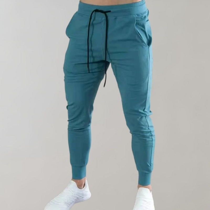 Herren Jogginghose Slim Fit Sporthose mit Taschen-Luzern Mode