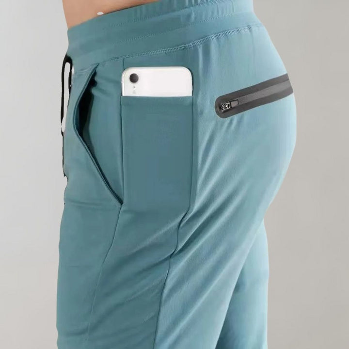 Herren Jogginghose Slim Fit Sporthose mit Taschen-Luzern Mode