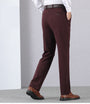 Herren Business Anzughose Slim Fit mit Gürtel und Tasche-Schwarz-29-Luzern Mode