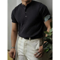 Herren Poloshirt | Reißverschluss | Kurzarm | Slim Fit | Baumwolle-Luzern Mode