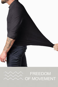 Muskel Fit Herrenhemd - Slim Fit Businesshemd Langarm-Luzern Mode