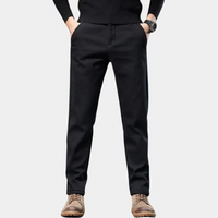 Herren Chinohose Slim Fit - Bequeme Freizeithose kaufen-Schwarz-36-Luzern Mode