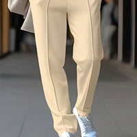 Herren Anzughose Slim Fit - Elegante Businessmode-S-Apricot-Luzern Mode