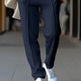 Herren Anzughose Slim Fit - Elegante Businessmode-S-Marineblau-Luzern Mode