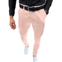 Herren Chinohose Slim Fit mit Gürtel - Bequem & Stilvoll-Rosa-S-Luzern Mode