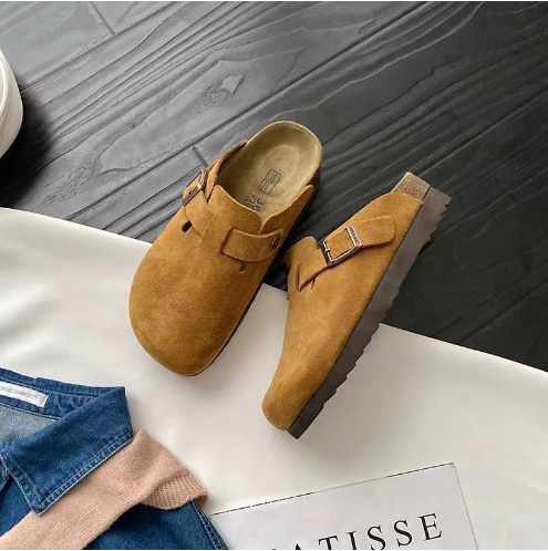 Damen Hausschuhe mit Schnalle - Bequeme Pantoffeln kaufen-Luzern Mode