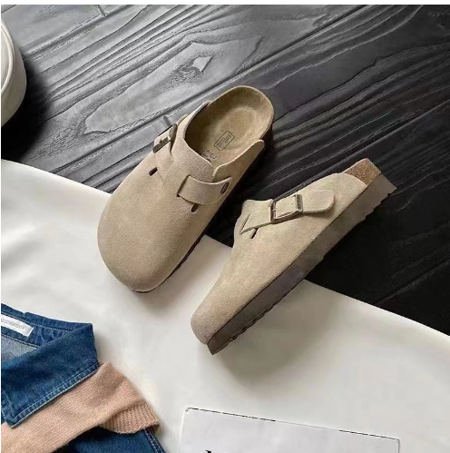 Damen Hausschuhe mit Schnalle - Bequeme Pantoffeln kaufen-Luzern Mode
