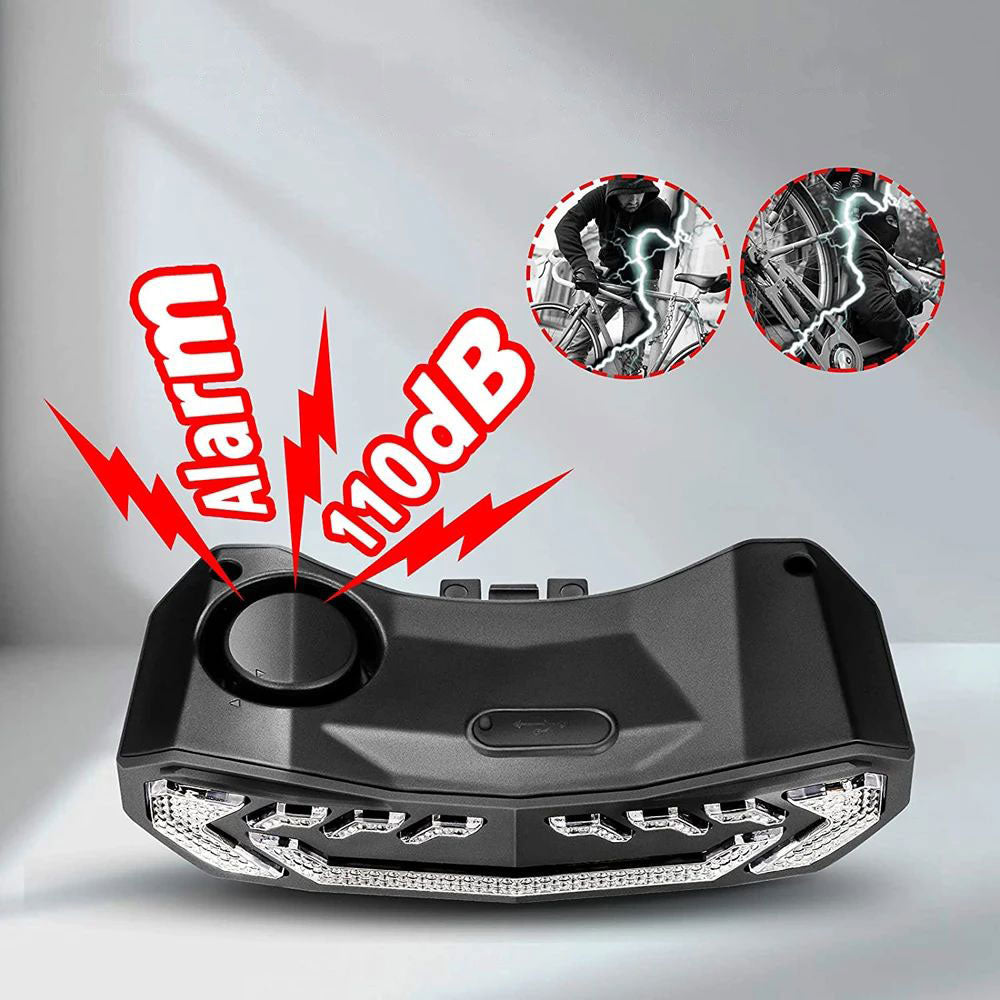 Fahrrad Alarm Licht | Rücklicht | Lauter Alarm | Diebstahlschutz | Sensor-Luzern Mode