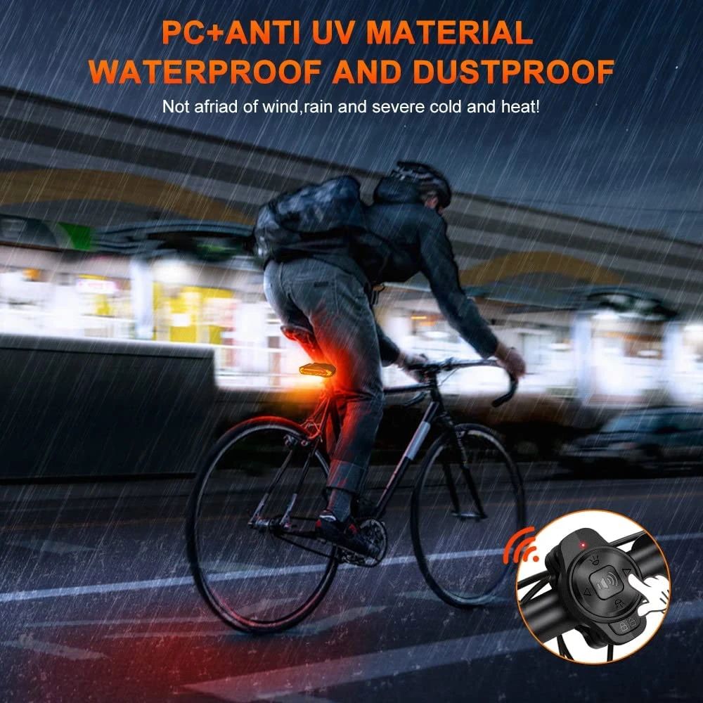 Fahrrad Alarm Licht | Rücklicht | Lauter Alarm | Diebstahlschutz | Sensor-Luzern Mode