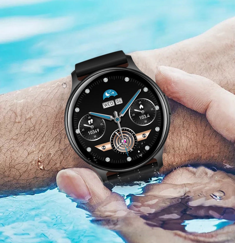 Smartwatch | Bluetooth | iOS & Android | Fitnesstracker | Langlebig | Stilvoll-Luzern Mode