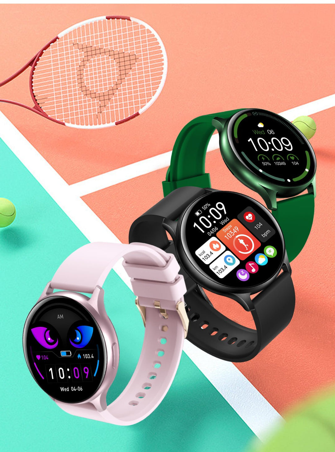 Smartwatch | Bluetooth | iOS & Android | Fitnesstracker | Langlebig | Stilvoll-Luzern Mode