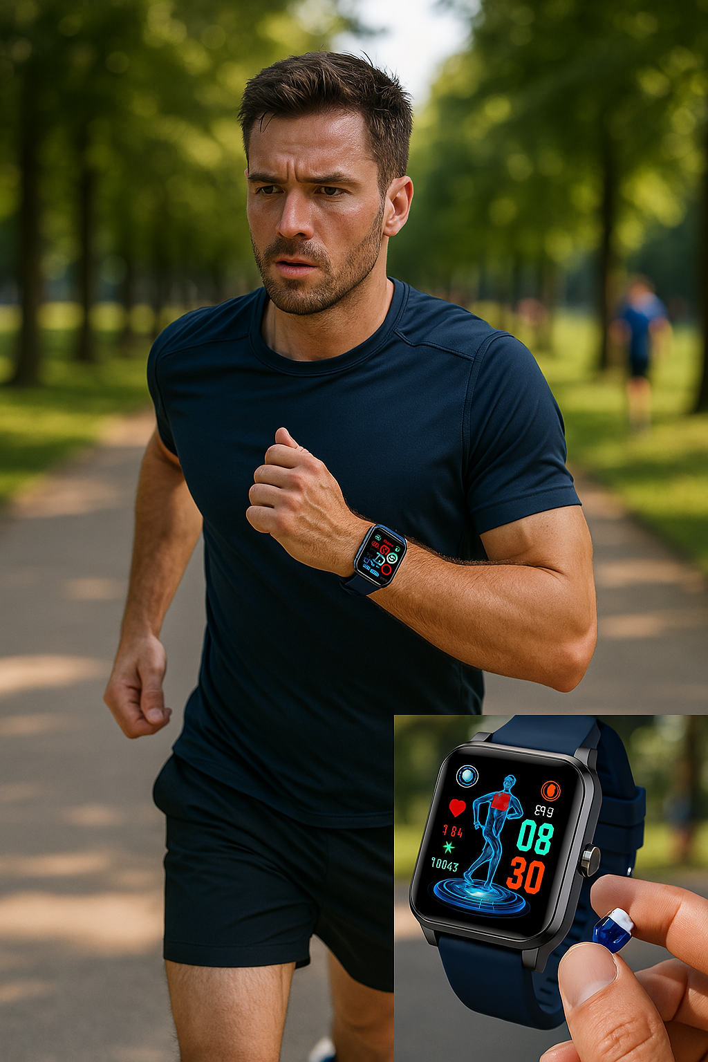 Smartwatch | EKG Blutdruck Gesundheit iOS Android Wiederaufladbar Langlebig-Luzern Mode