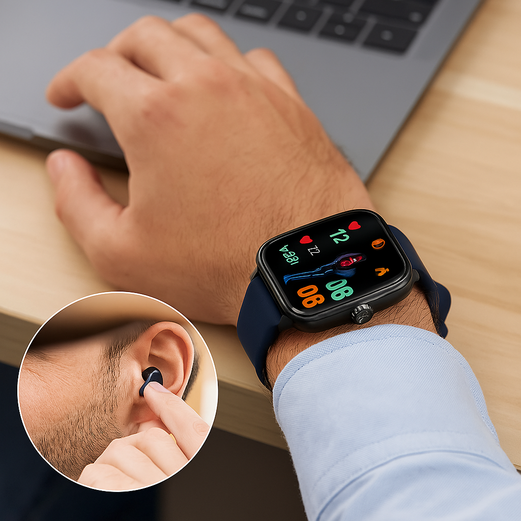 Smartwatch | EKG Blutdruck Gesundheit iOS Android Wiederaufladbar Langlebig-Luzern Mode