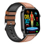 Smartwatch | EKG Blutdruck Gesundheit iOS Android Wiederaufladbar Langlebig-Braun-Luzern Mode