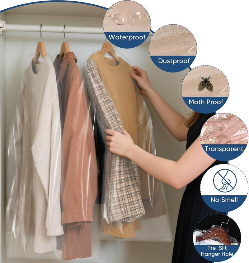 Winter-Klare Kleidersack-Set – Set Schutzhüllen für Kleidung & Reisen (Kaufe 1, Erhalte 1 GRATIS)