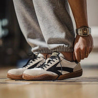 Herren Sneaker Retro Design mit Gummisohle für Alltag-Luzern Mode
