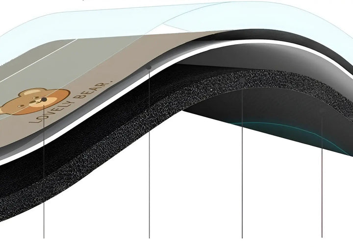 Keukenmat | Waterafstotend Antislip PVC Stijlvol Veelzijdig Comfort-Luzern Mode