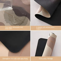 Keukenmat | Waterafstotend Antislip PVC Stijlvol Veelzijdig Comfort-Luzern Mode