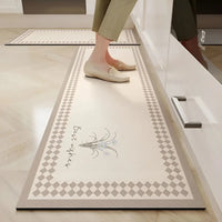 Keukenmat | Waterafstotend Antislip PVC Stijlvol Veelzijdig Comfort-Luzern Mode