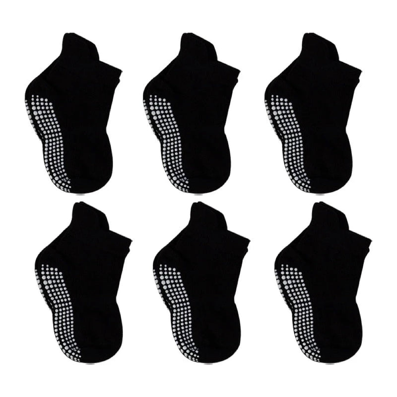 6 Paar Anti-Rutsch Babysocken – Finn