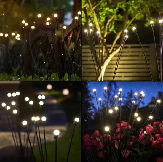 Solar Gartenbeleuchtung | Wiederaufladbar Nachhaltig Stimmungsvolle LED Kabellos-Luzern Mode