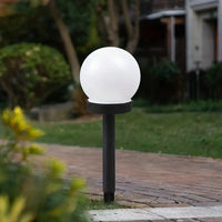Kugelförmige Gartenlampe | Solarenergie | Schalter | Kunststoff-Luzern Mode