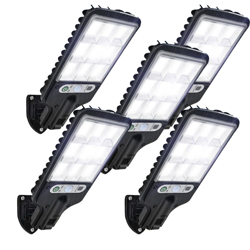 LED Außenleuchte | Solar | Bewegungsmelder | Hell | Langlebig | 500 Lumen-3 + 2 Gratis-Luzern Mode
