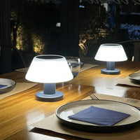 Tischlampe | Solarenergie Stilvoll Kabellos Wiederaufladbar LED Vielseitig-Luzern Mode