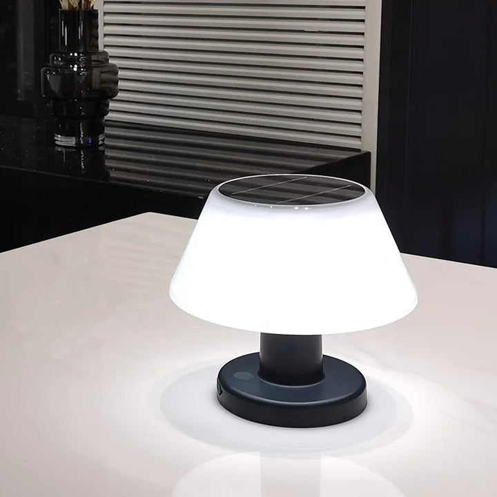 Tischlampe | Solarenergie Nachhaltig Modern Stilvoll Stimmungsvolles Licht Energiesparend-Luzern Mode
