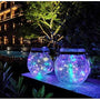 Weckglaslampe | Gartenbeleuchtung | Solarenergie | Nachhaltig | Wasserdicht-RGB-Set von 2-Luzern Mode