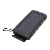 Solar-Powerbank | Leistungsstark Vielseitig Taschenlampe USB Lightning Schnellladen-Schwarz-5000 mAh-Luzern Mode