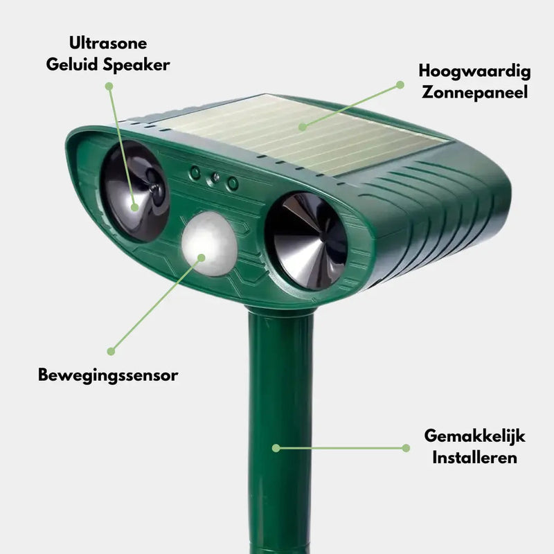Katzenvertreiber | Tierfreundlich Ultraschall Solar Energie Nachhaltig-Luzern Mode