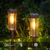 Solar-Gartenfackel | Wiederaufladbar | Stabil | Einfach-Luzern Mode