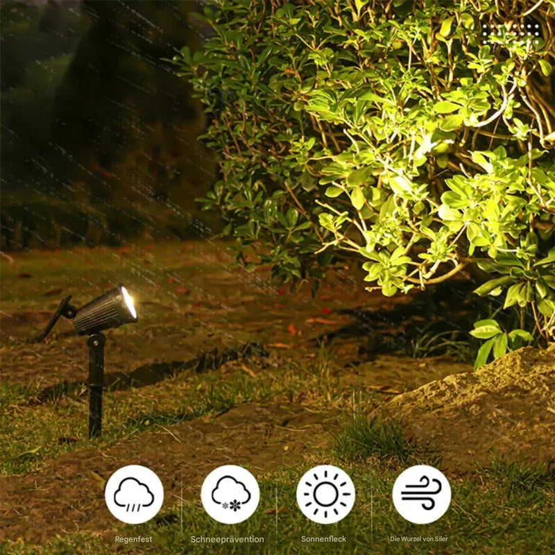 GartenSpot auf Solarenergie | LED | Nachhaltig | Aufladbar | Flexibel-Luzern Mode