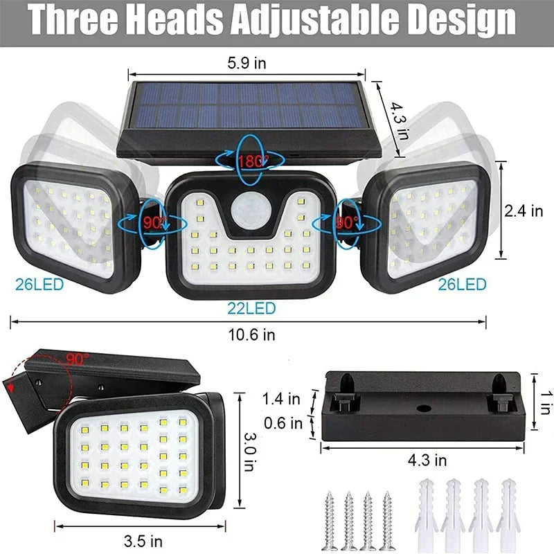 Solarenergie-Wandlampe | Wasserdicht, Langlebig, Vielseitig, EcoBright-Luzern Mode