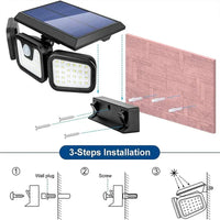 Solarenergie-Wandlampe | Wasserdicht, Langlebig, Vielseitig, EcoBright-Luzern Mode
