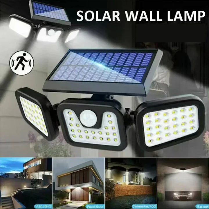 Solarenergie-Wandlampe | Wasserdicht, Langlebig, Vielseitig, EcoBright-Luzern Mode