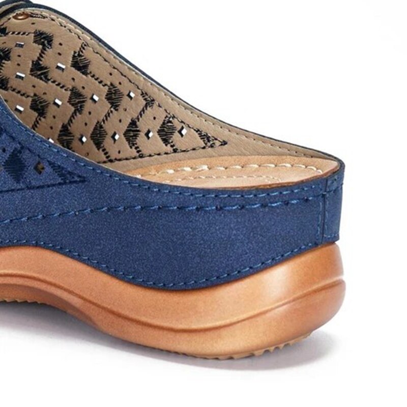 Bequeme orthopädische Sandalen für Damen mit Fußbett-Luzern Mode