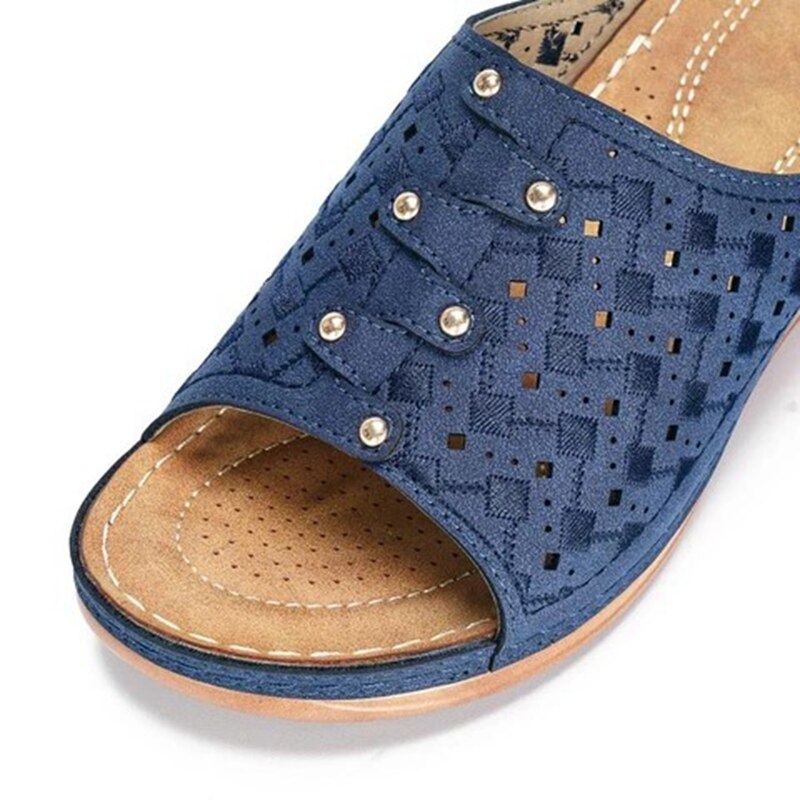 Bequeme orthopädische Sandalen für Damen mit Fußbett-Luzern Mode