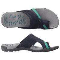 Sommer Damen Sandalen | T-Strap | Bequem | Rutschfest | Luftig | Leicht-Luzern Mode