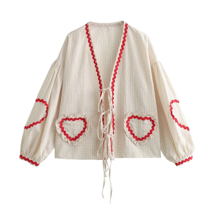 Sommer Top Damen | Lockerer Schnitt | Luftig & bequem | Rundhals | Alltag Look-Beige-S-Luzern Mode
