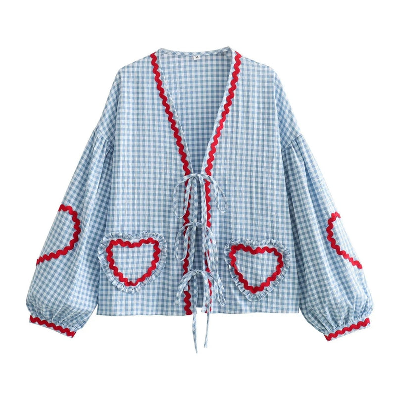 Sommer Top Damen | Lockerer Schnitt | Luftig & bequem | Rundhals | Alltag Look-Blau-S-Luzern Mode