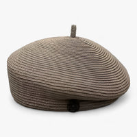 Damen Fedora Strohhut | Breite Krempe | Sommer | Modernes Design | Luftig & Chic-Graues Currygras-Durchschnittliche Größe 55-57 cm-Luzern Mode