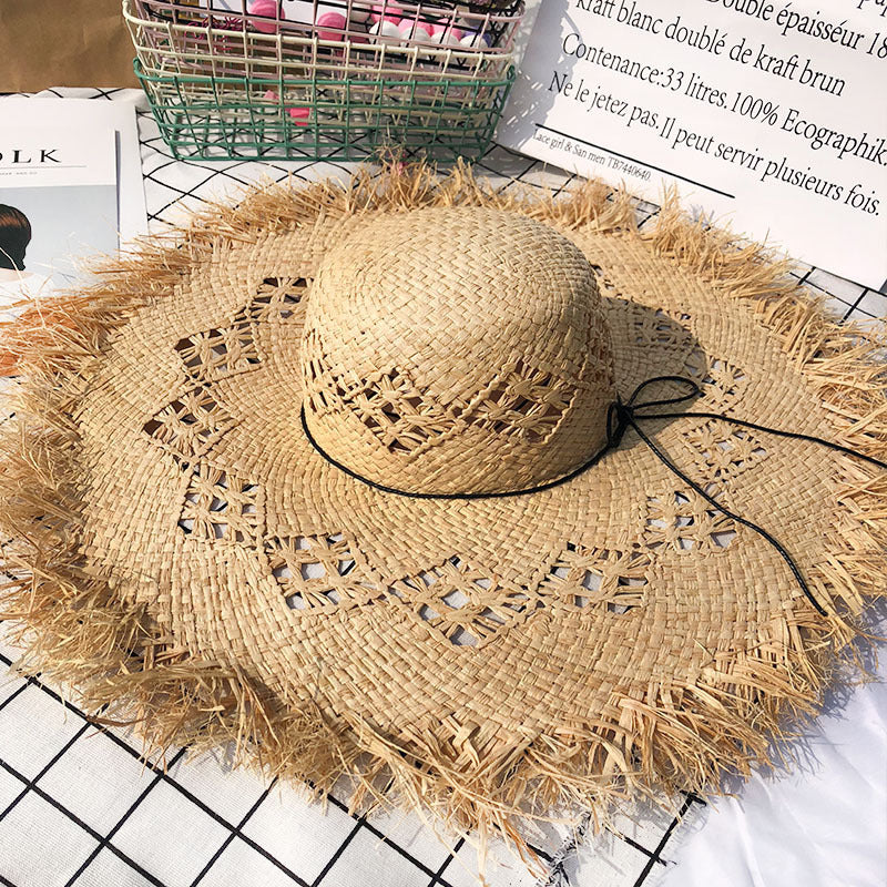 Floppy Hut Damen Sommer | Leicht & Atmungsaktiv | Panama Stil | Femininer Look-Luzern Mode
