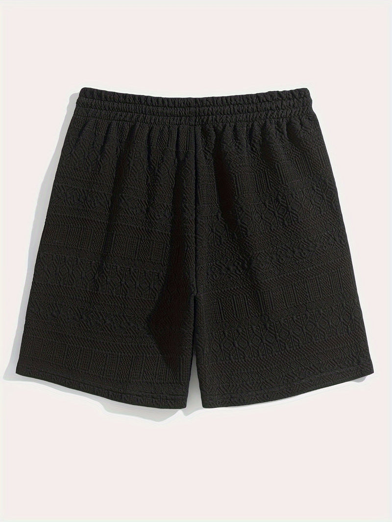 Herren Shorts 1+1 GRATIS | Sommer Basic kurz | bequem | Kordelzug Alltag Strand-Luzern Mode