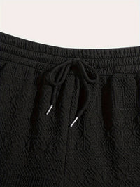 Herren Shorts 1+1 GRATIS | Sommer Basic kurz | bequem | Kordelzug Alltag Strand-Luzern Mode