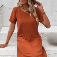 Damen Sommerkleid mit Taschen - Elegantes Freizeitkleid-Luzern Mode